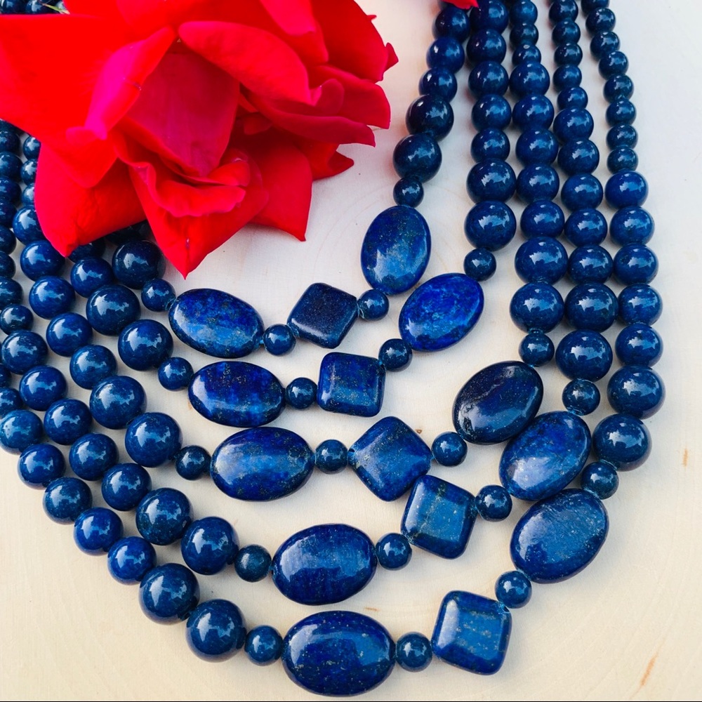 Lapis Lazuli gemstone Necklace - Picture 8 of 8
